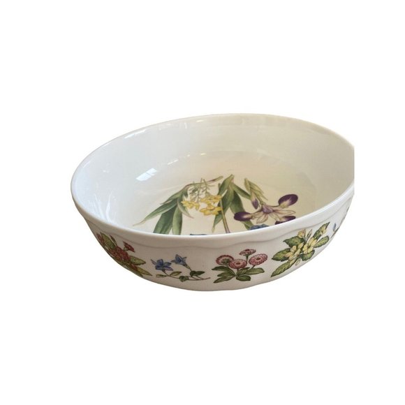 VTG Noritake Casual Gourmet Garden Large Serving+Mixing Bowl Iris Floral 7940/5 - Picture 5 of 12